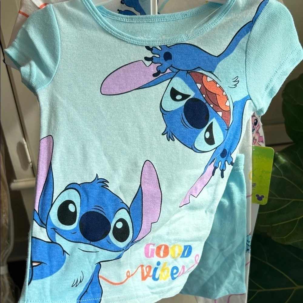 NEW Disney Lilo & Stitch Pajama Set: 4 pieces: Size 3T